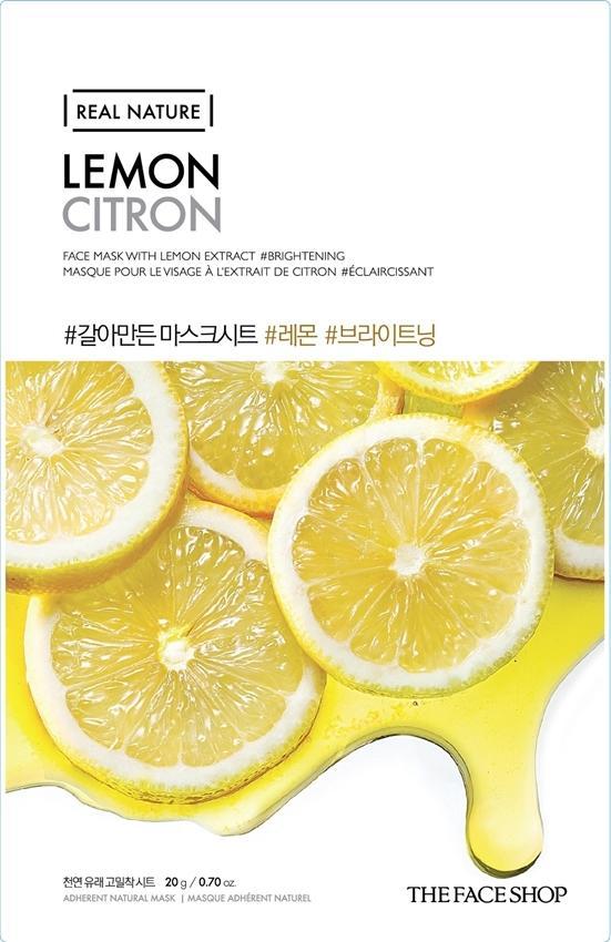 The Face Shop REAL NATURE MASK SHEET LEMON x 10pc