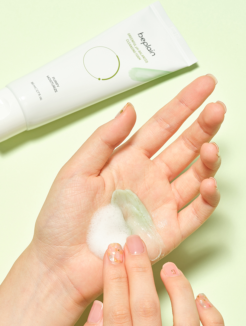 Beplain Mung Bean pH-Balanced Cleansing Foam 80ml