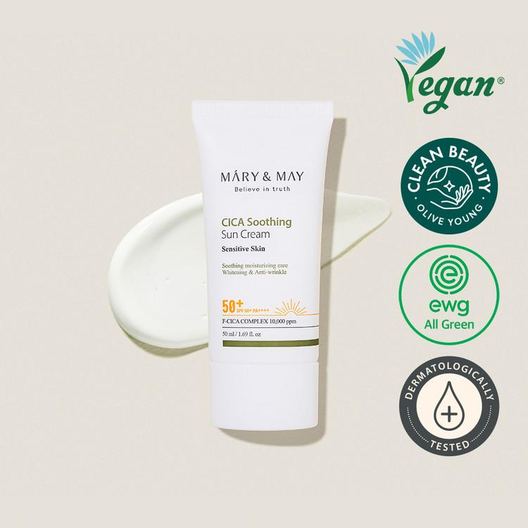 Mary&May CICA Soothing Sun Cream SPF50+ PA++++ - 50ml