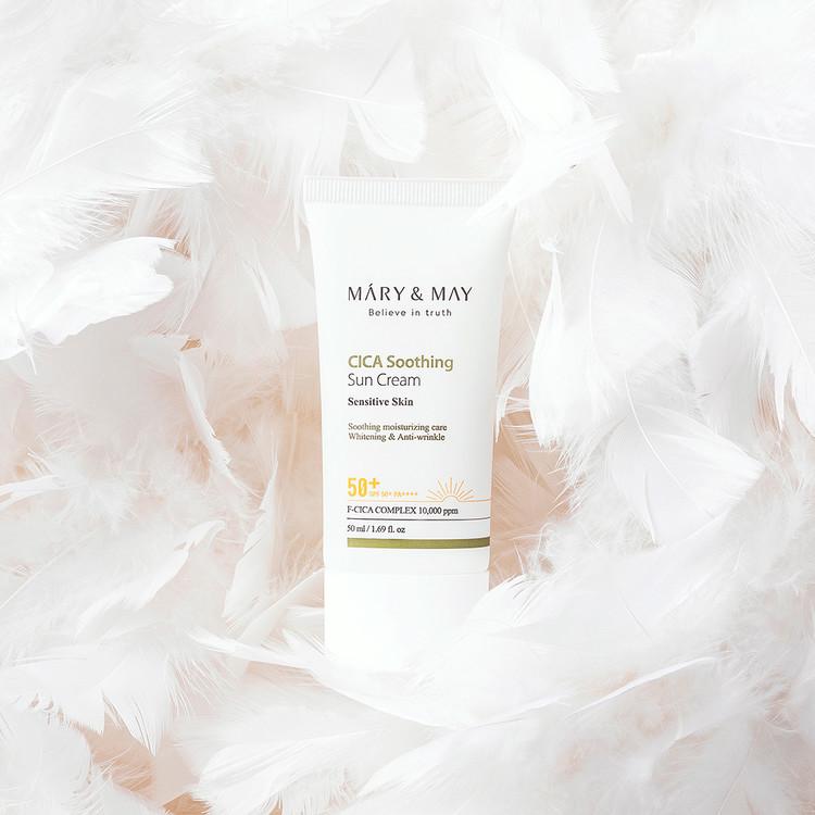 Mary&May CICA Soothing Sun Cream SPF50+ PA++++ - 50ml