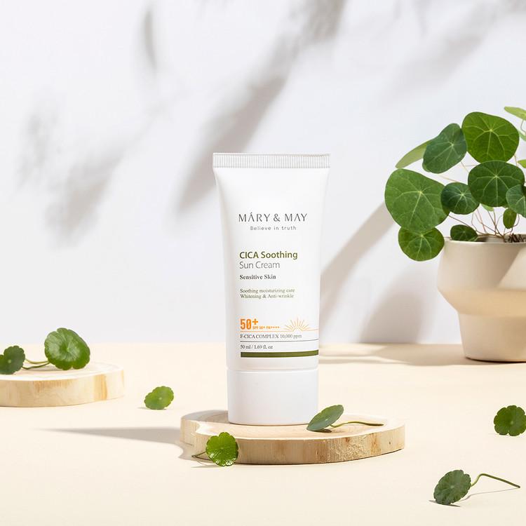 Mary&May CICA Soothing Sun Cream SPF50+ PA++++ - 50ml