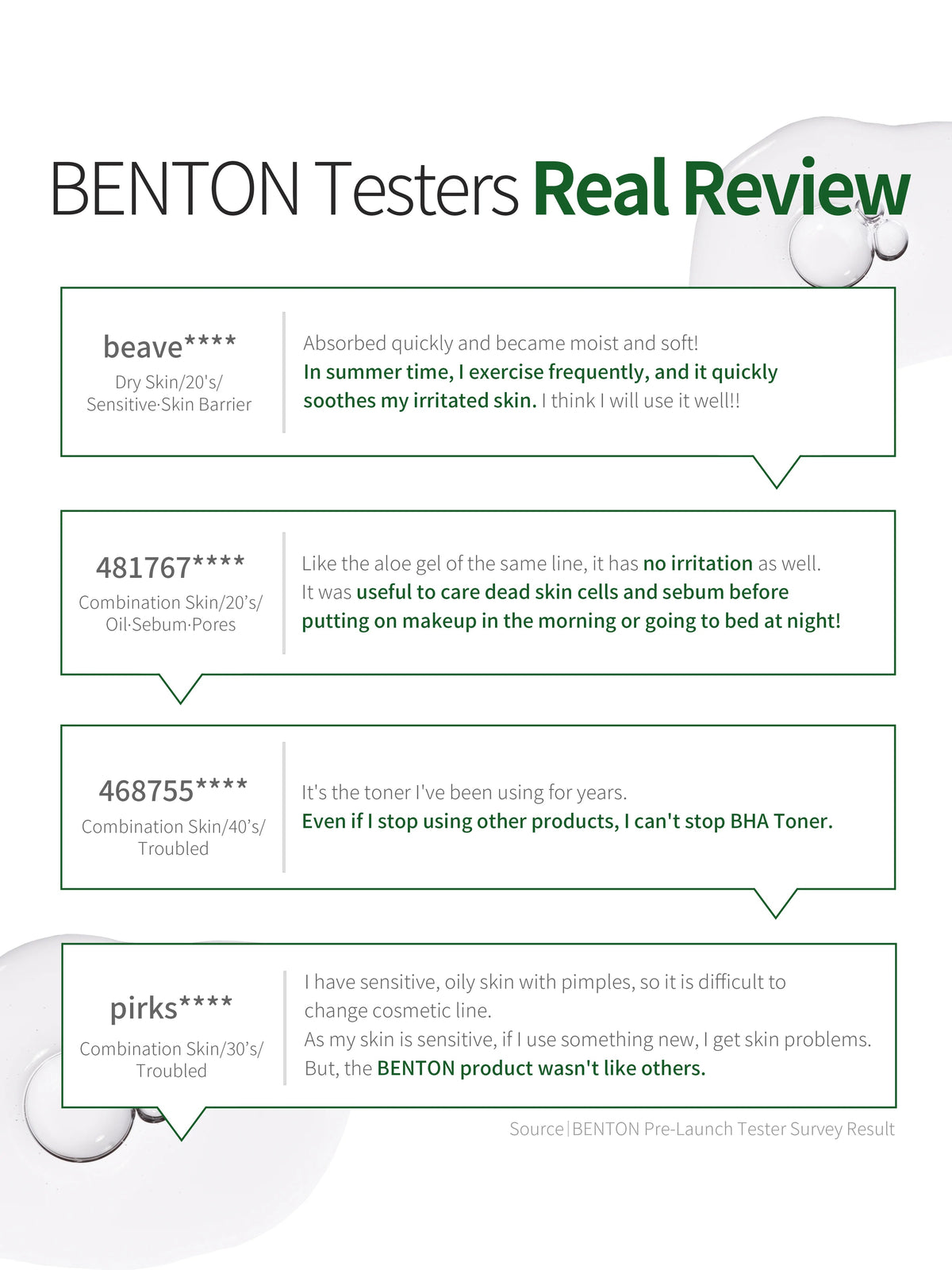 Benton Aloe BHA Skin Toner 200ml - Renewal
