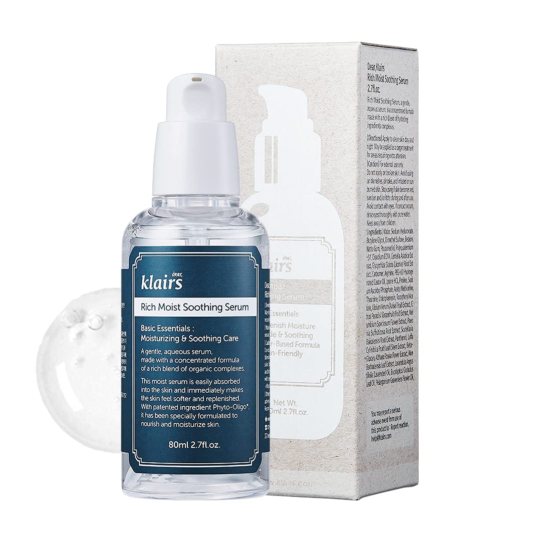 Dear, Klairs Rich Moist Soothing Serum 80ml