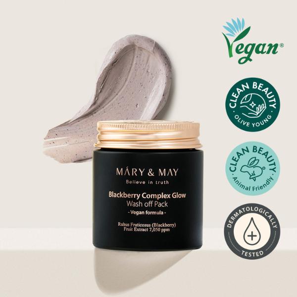 Mary&May Blackberry Complex Glow Wash off Pack 125g