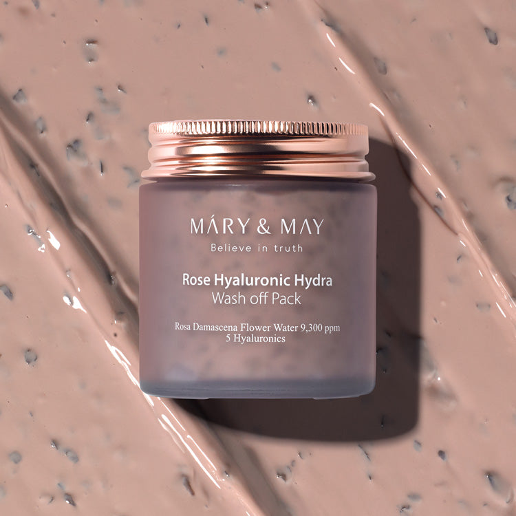Mary&May Rose Hyaluronic Hydra Wash Off Pack 125g