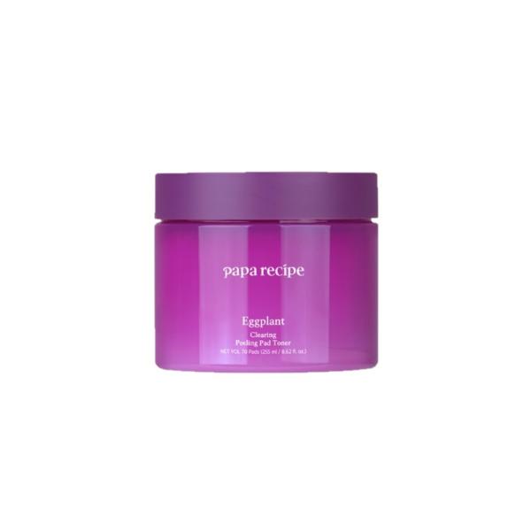 PapaRecipe Eggplant Clearing Peeling Pad Toner 255ml / 70ea