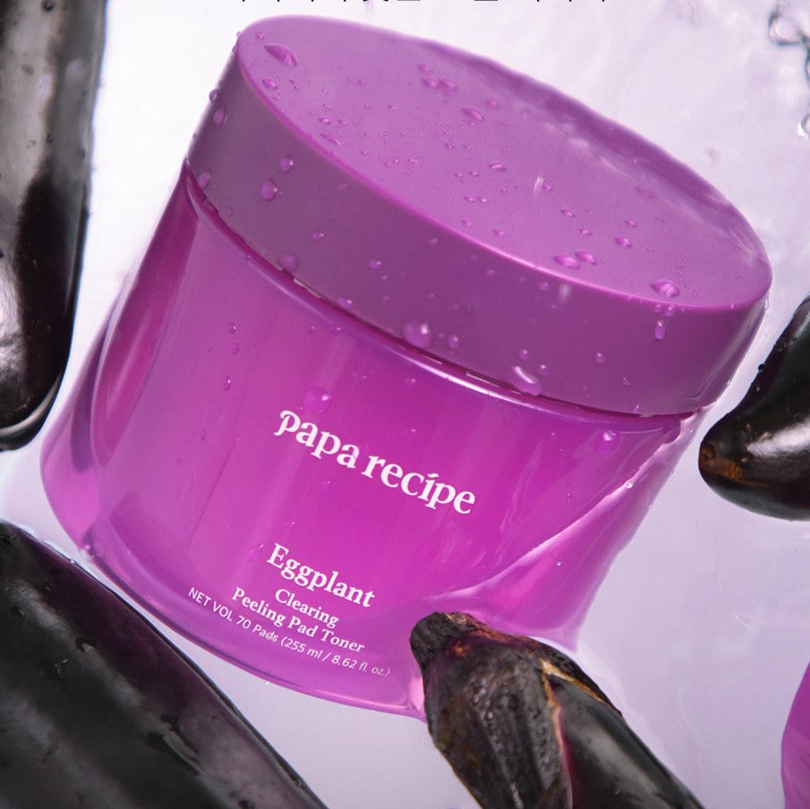 PapaRecipe Eggplant Clearing Peeling Pad Toner 255ml / 70ea
