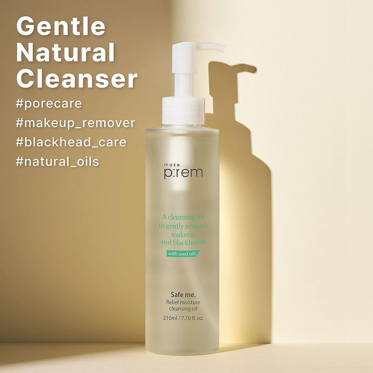 Makeprem Safe me. Relief Moisture Cleansing Oil - 210ml