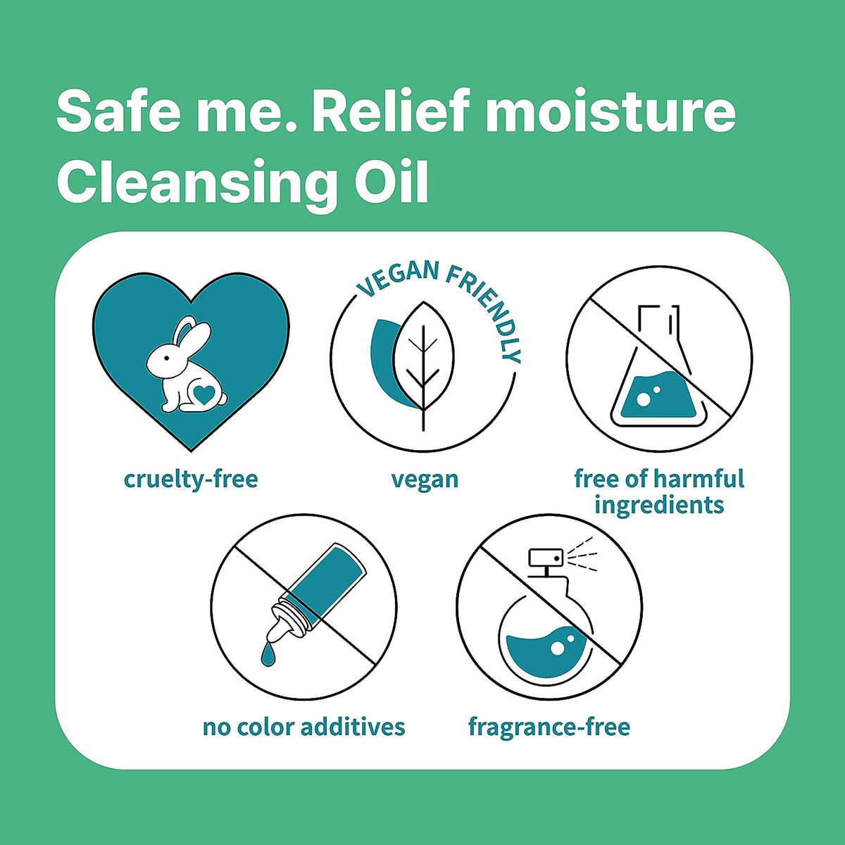 Makeprem Safe me. Relief Moisture Cleansing Oil - 210ml