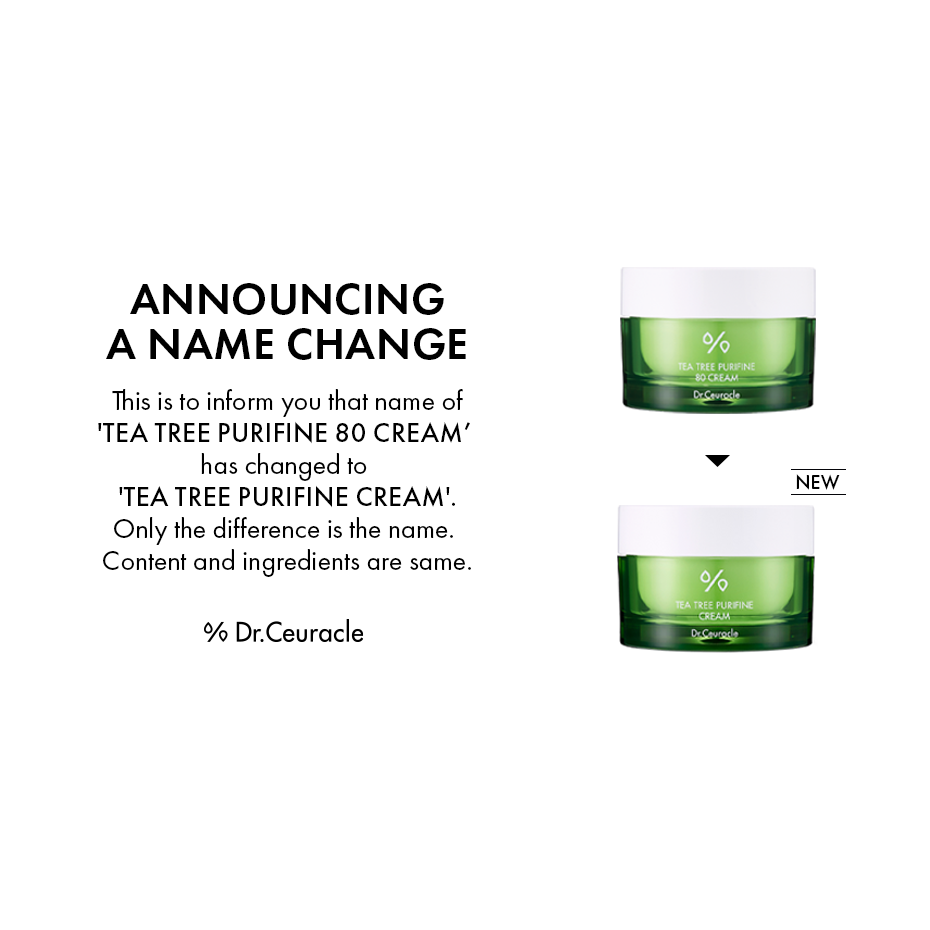 Dr. Ceuracle Tea Tree Purifine 80 Cream 50g