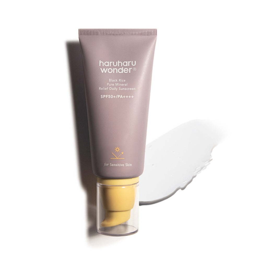 Haruharu Wonder Black Rice Pure Mineral Relief Daily Sunscreen Unscented SPF50+ 50ml