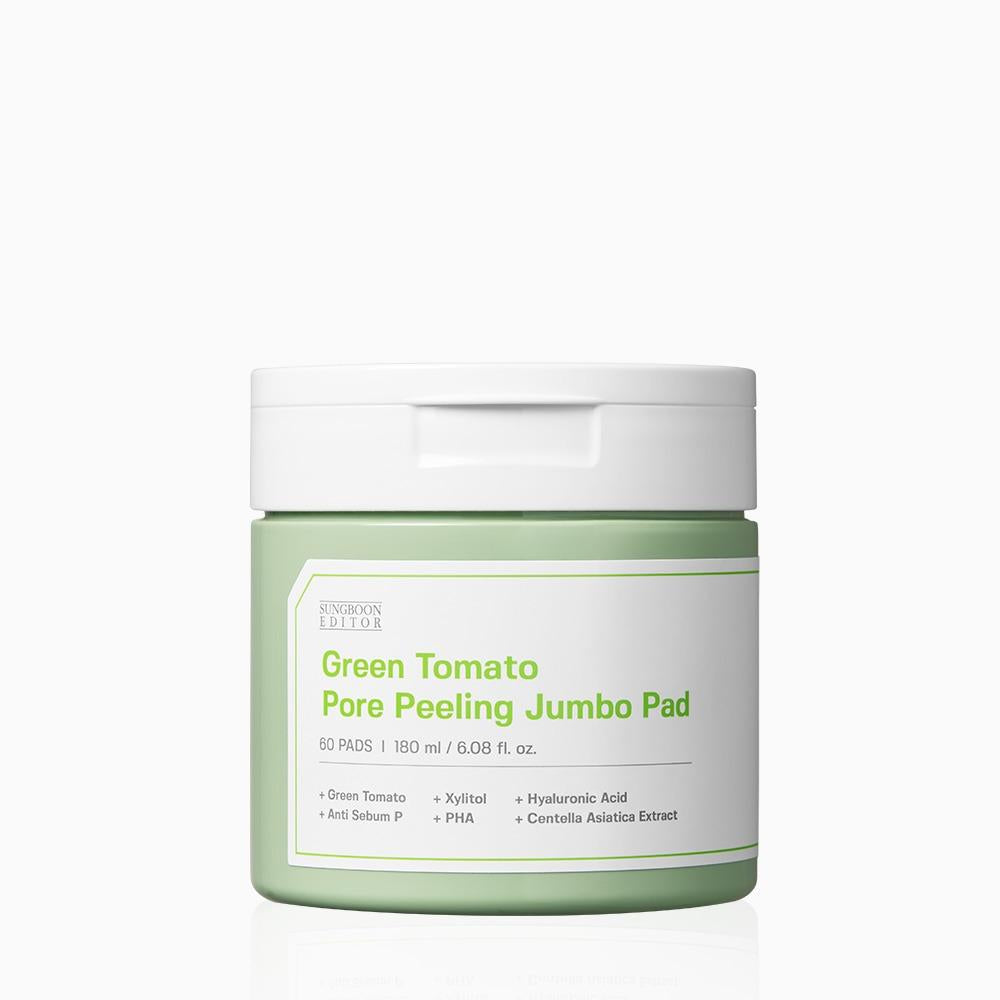 Sungboon Editor Green Tomato Pore Peeling Jumbo Pad 60 Sheets