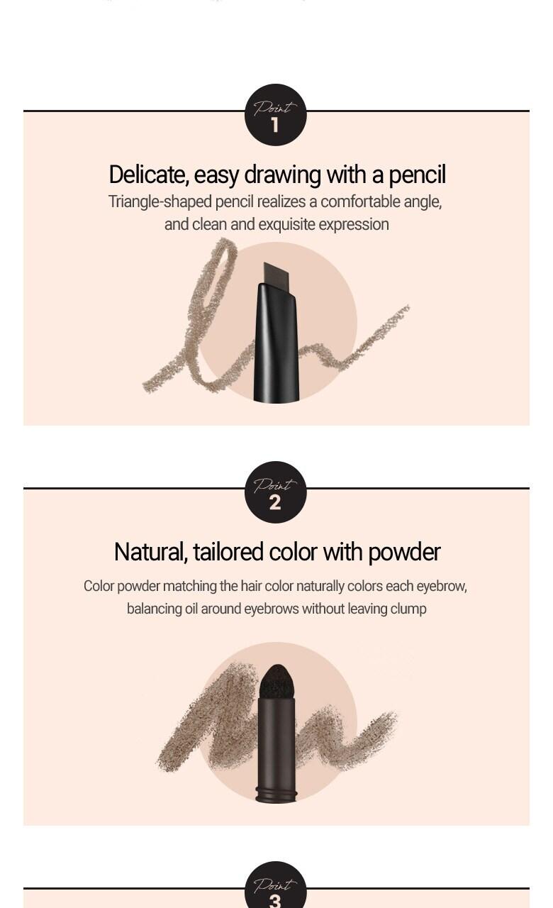 WAKEMAKE Powder Jet Dual Brow 0.75g - #08 Ash Brown
