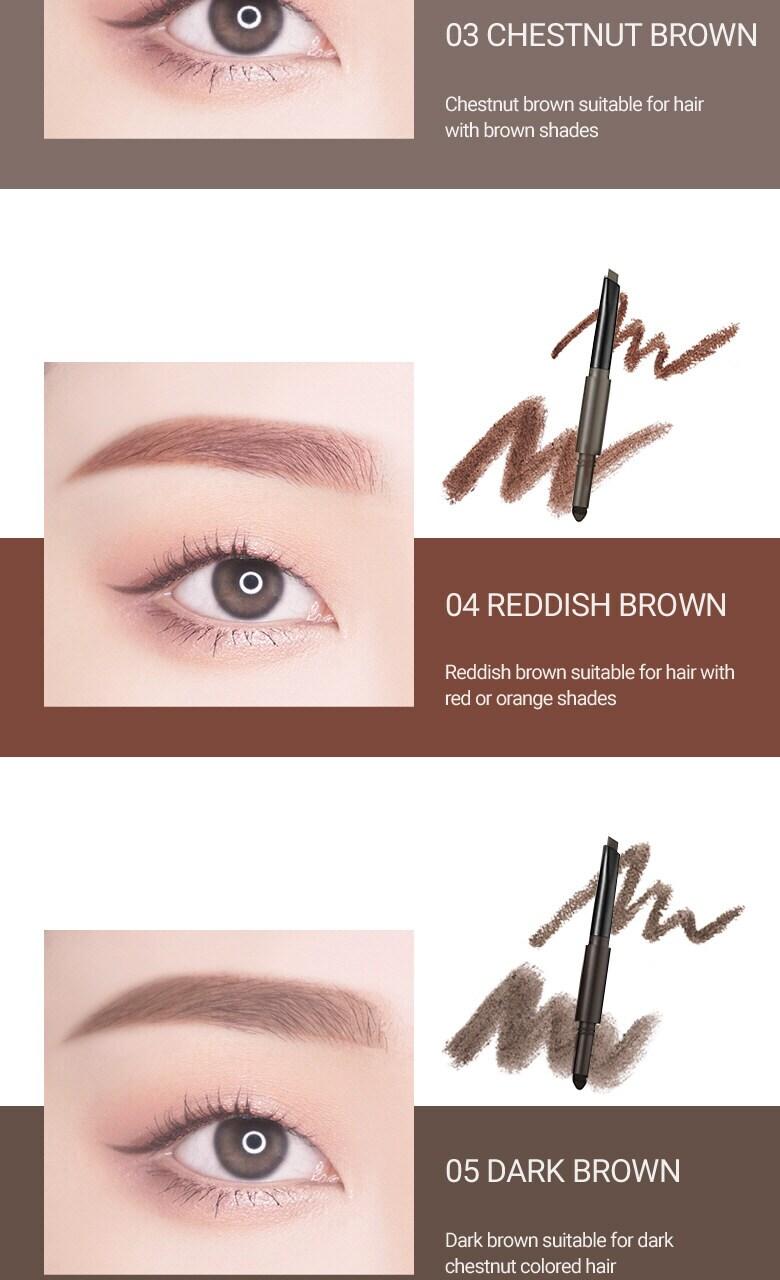 WAKEMAKE Powder Jet Dual Brow 0.75g - #08 Ash Brown