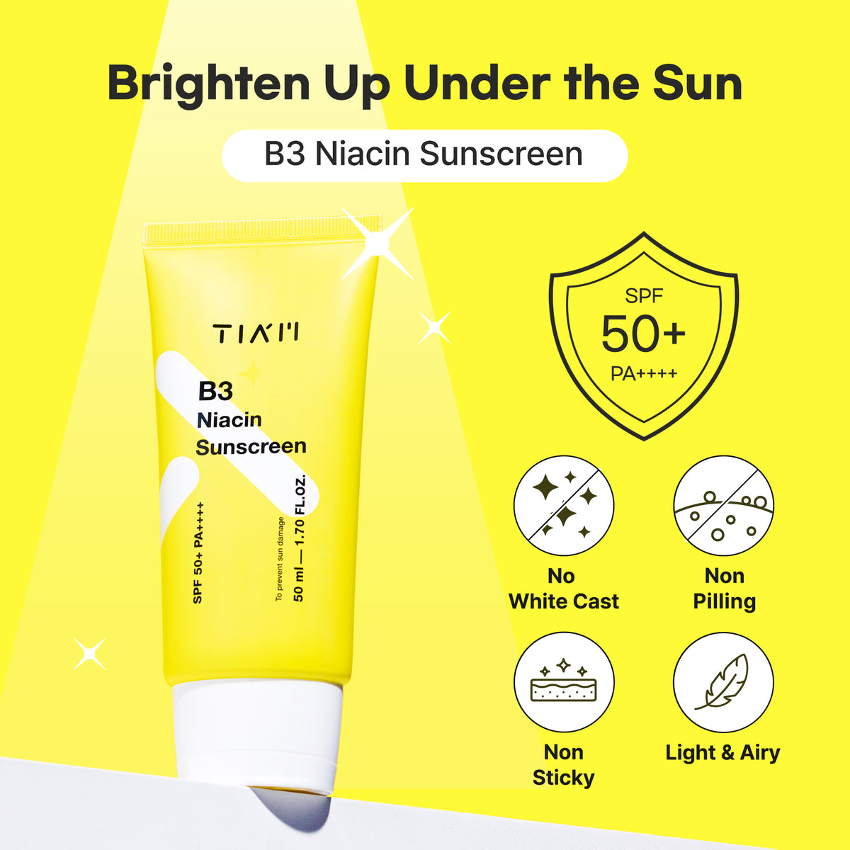 TIAM B3 Niacin Sunscreen 50ml
