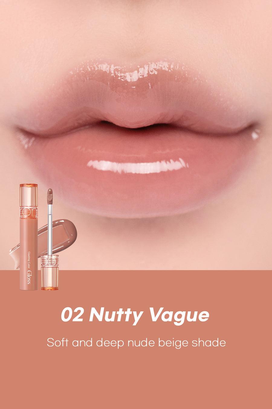 rom&nd Glasting Color Gloss 4g - 01 Peony Ballet