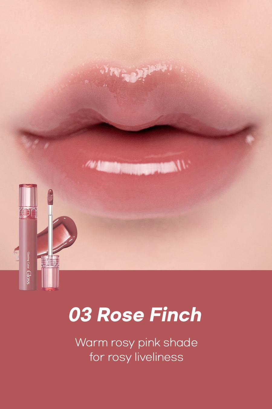 rom&nd Glasting Color Gloss 4g - 03 Rose Finch