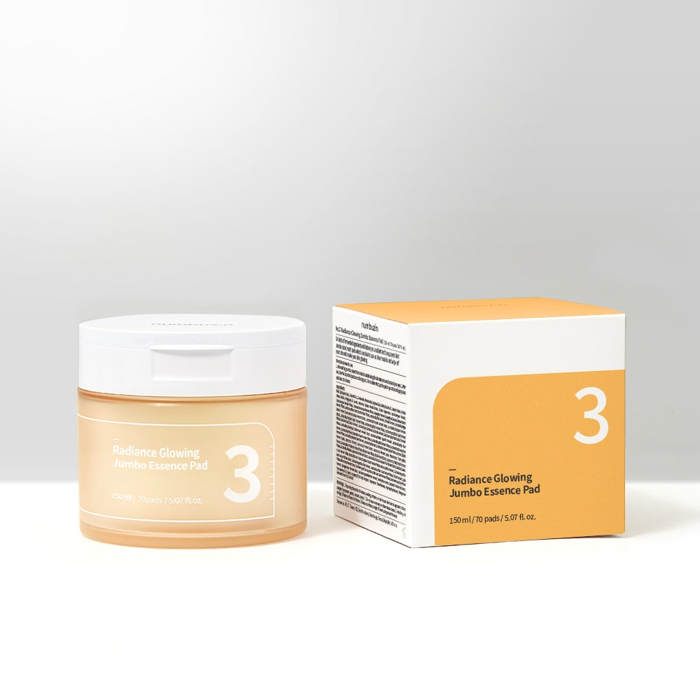 Numbuzin No.3 Radiance Glowing Jumbo Essence Pad 70Pads 150ml