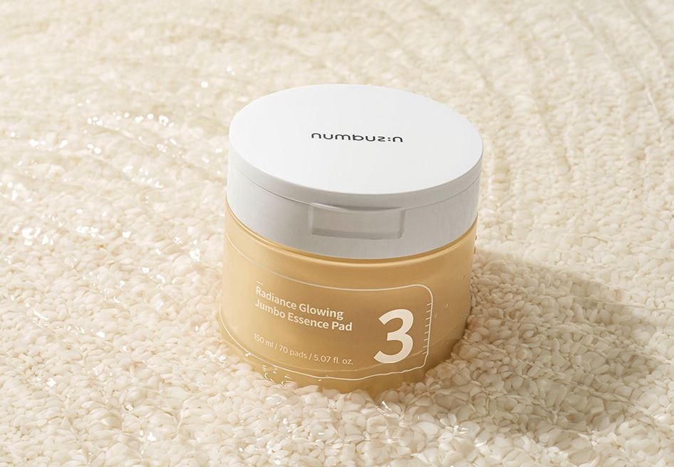 Numbuzin No.3 Radiance Glowing Jumbo Essence Pad 70Pads 150ml