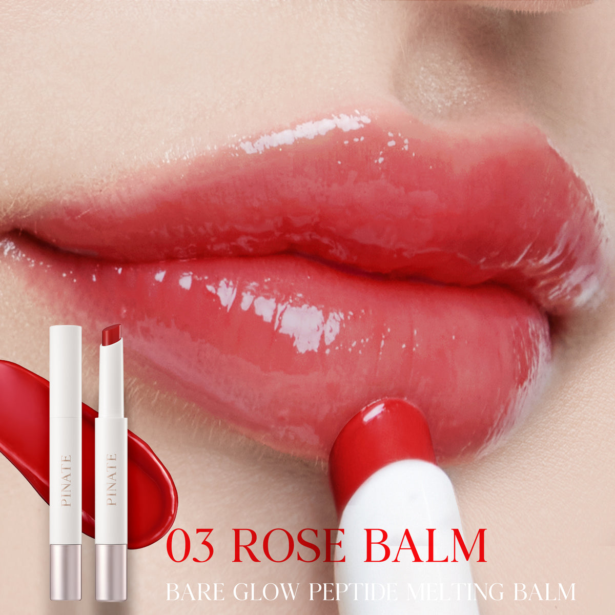Pinate Bare Glow Peptide Melting Balm 1.8g - 5 Colors