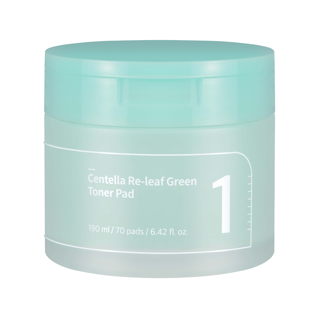 Numbuzin No.1 Centella Re-Leaf Green Toner Pad 70Pads 190ml