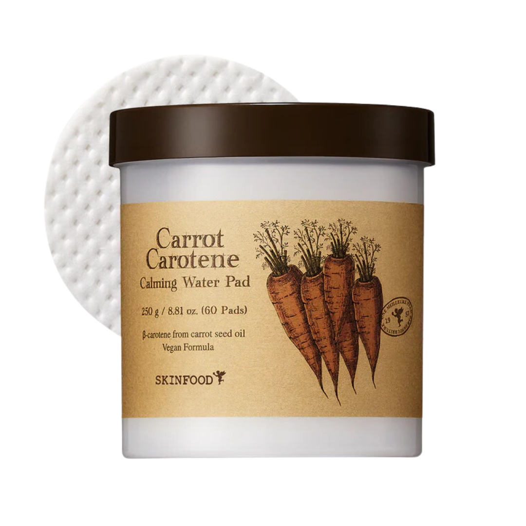 Skinfood Carrot Carotene Calming Water Pad 250g 60 sheets