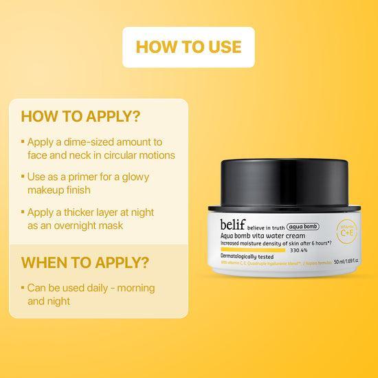 belif Aqua bomb vita water cream 50 ml