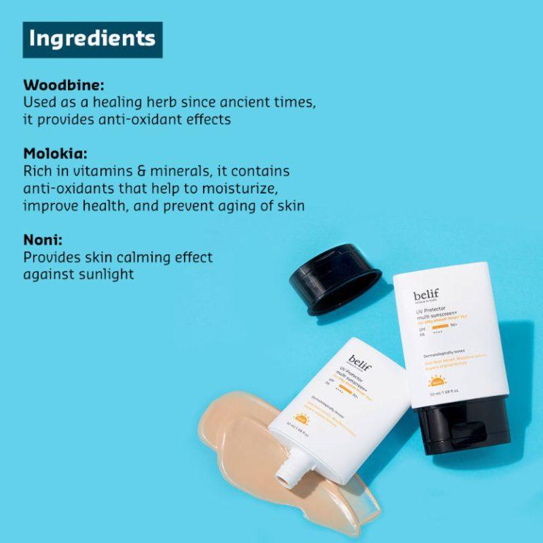 belif UV protector multi sunscreen+ 50 ml