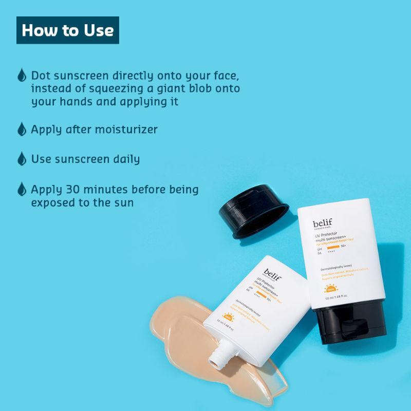 belif UV protector multi sunscreen+ 50 ml
