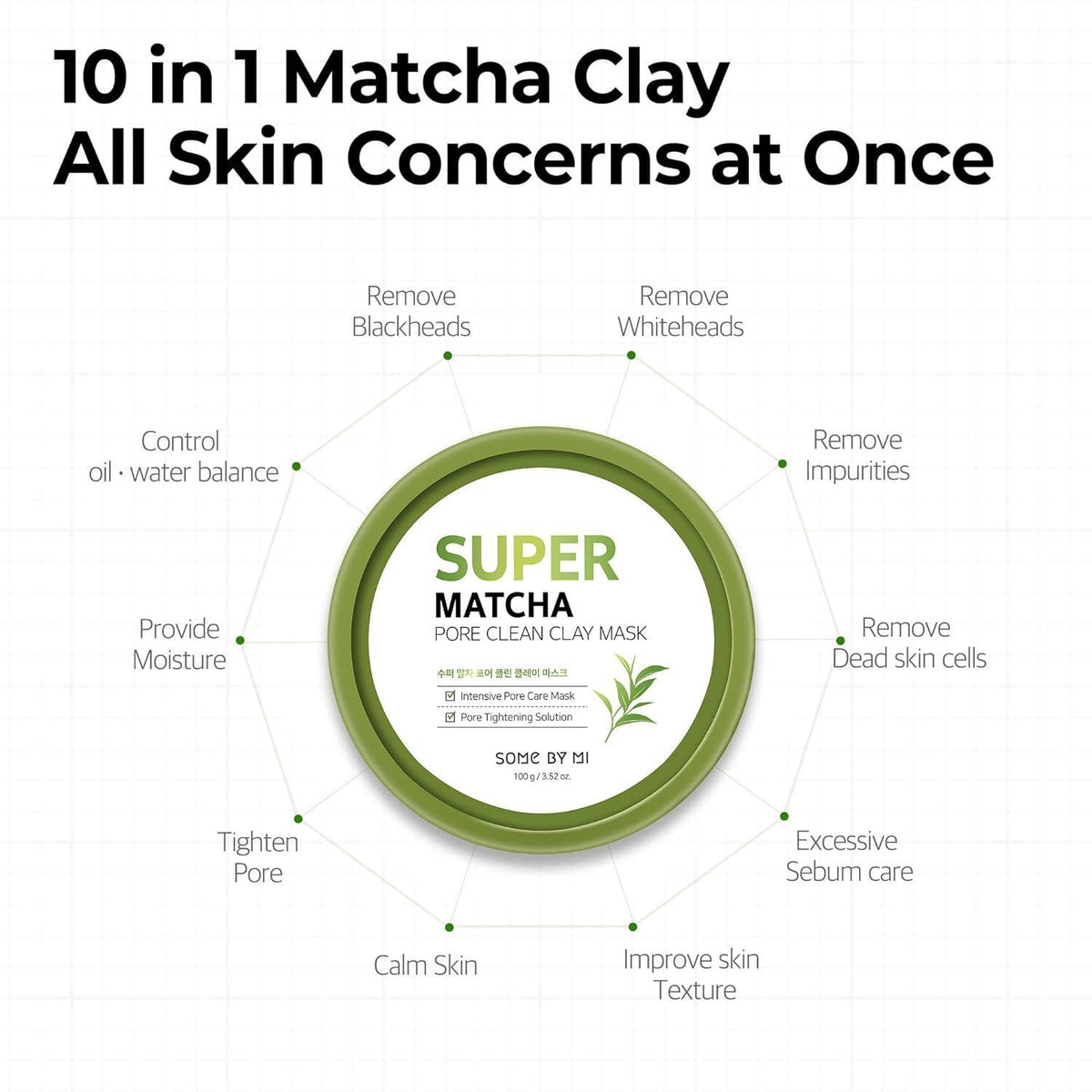 SomeByMi SUPER MATCHA PORE CLEAN CLAY MASK 100g