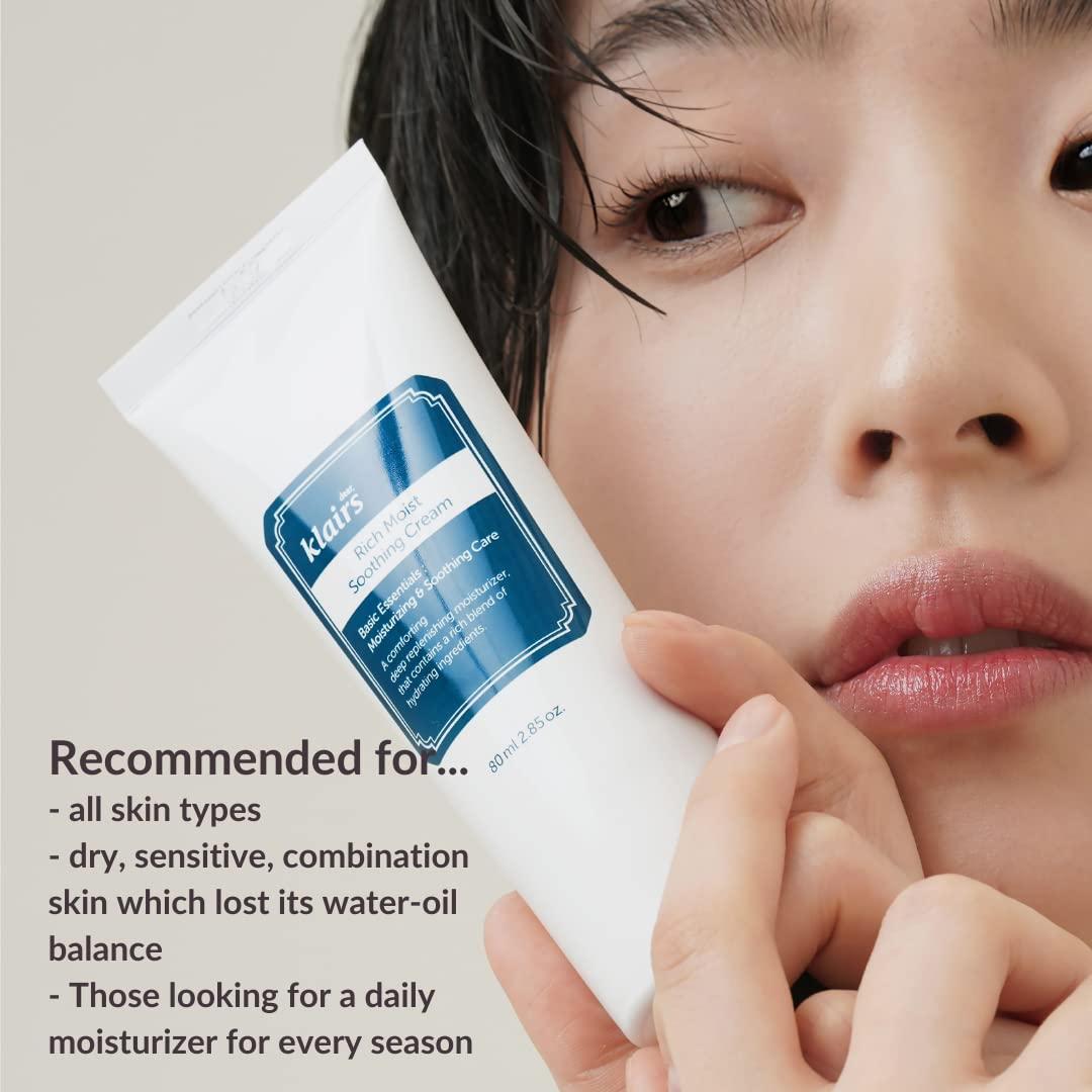 Dear, Klairs Rich Moist Soothing Cream 80ml