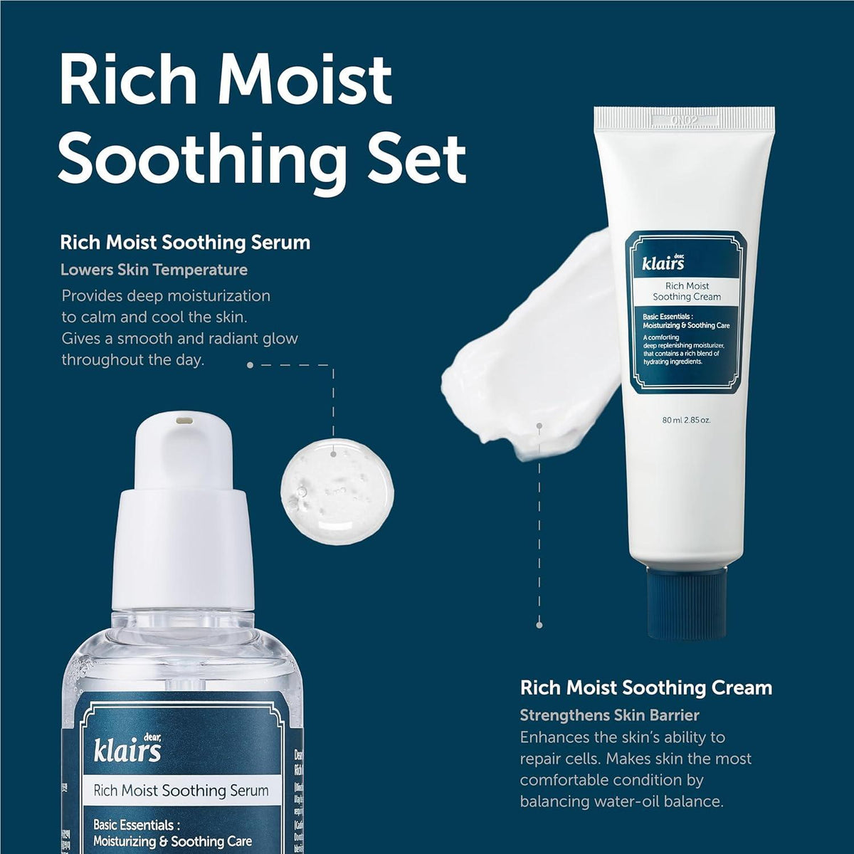 Dear, Klairs Rich Moist Soothing Cream 80ml