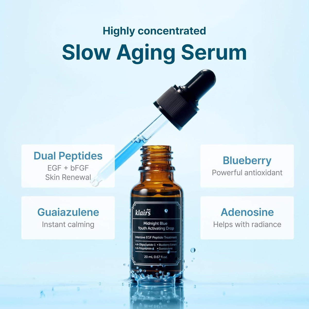 Dear, Klairs Midnight Blue Youth Activating Drop 20ml