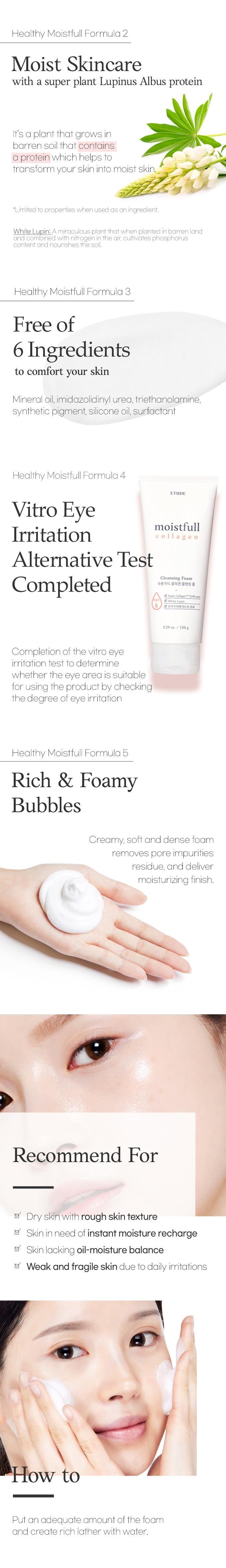 Etude House Moistfull Collagen Cleansing Foam 150ml