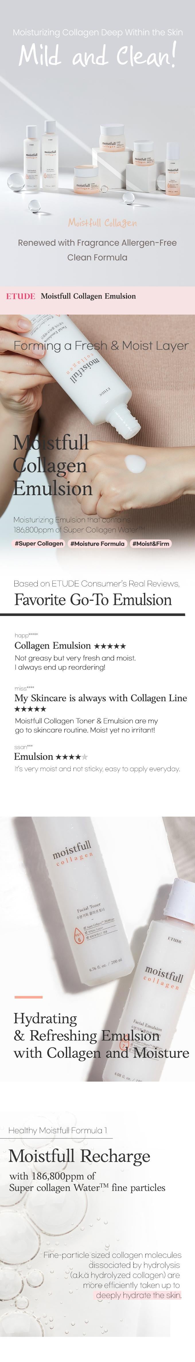 Etude House Moistfull Collagen Emulsion 180ml