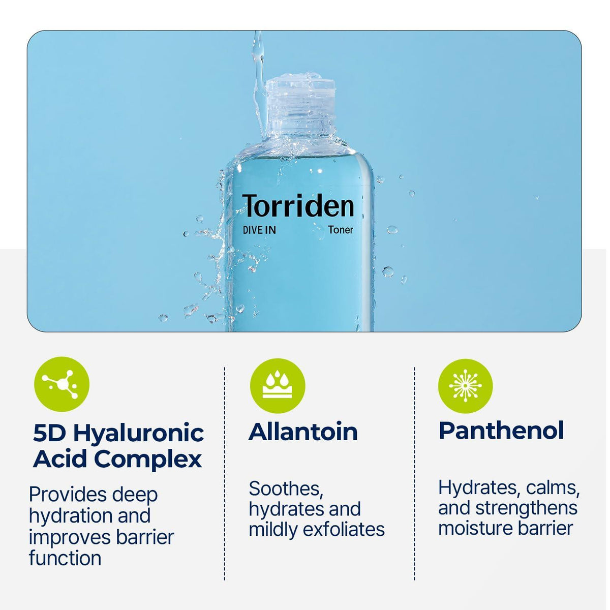 Torriden DIVE IN Low Molecular Hyaluronic Acid Toner 300ml