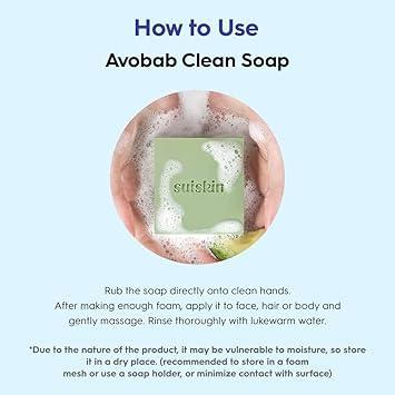 Suiskin Avobab Clean Soap - 1ea