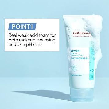 Cell Fusion C Low ph pHarrier Cleansing Foam - 165ml