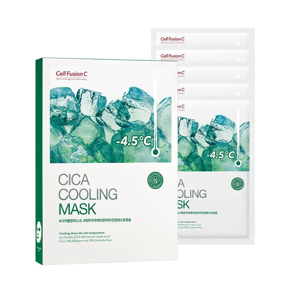 Cell Fusion C Cica Cooling Mask - 5 sheets