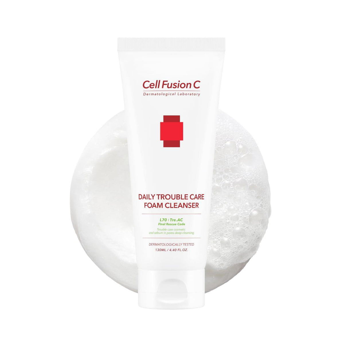 Cell Fusion C TRE.AC Daily Trouble Care Foam Cleanser - 130ml