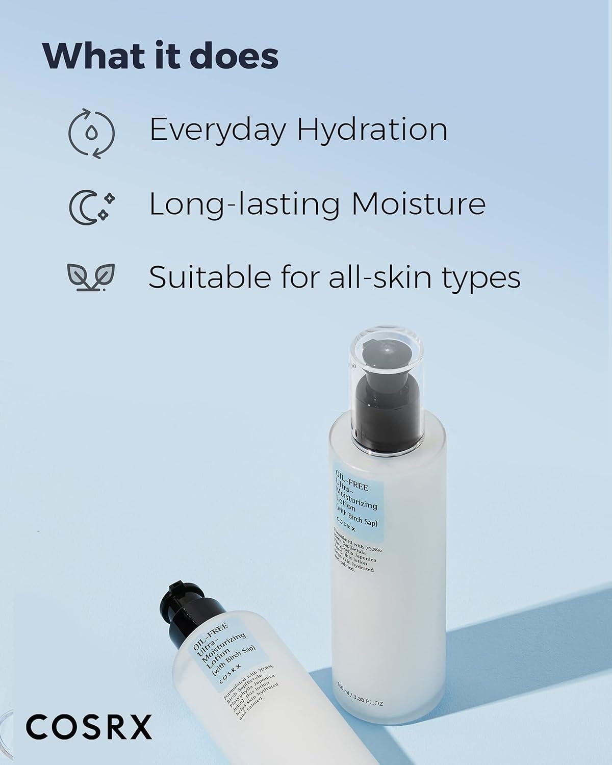 COSRX Oil-Free Ultra-Moisturizing Lotion with Birch Sap 100ml