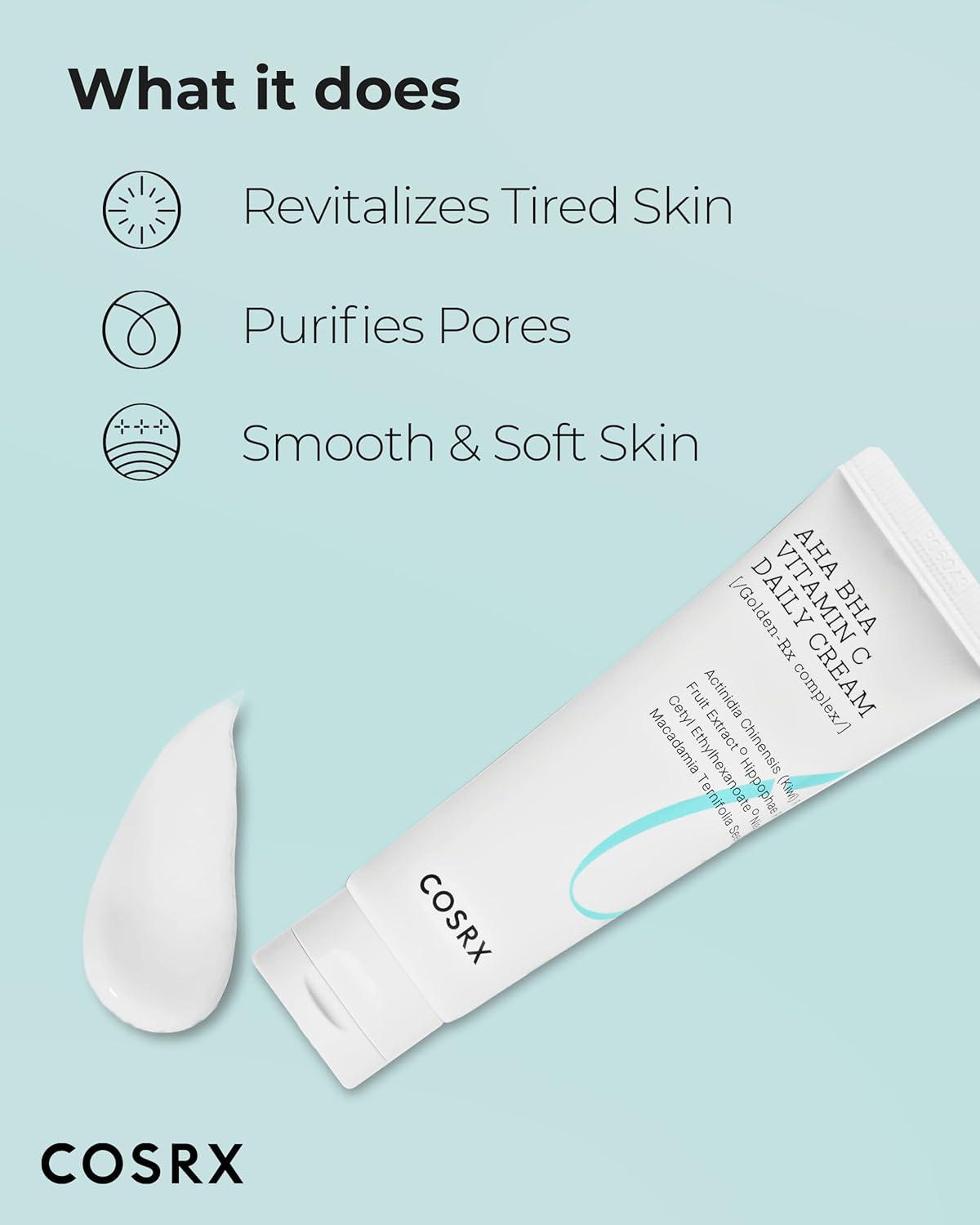 COSRX AHA BHA Refresh Vitamin C Daily Cream