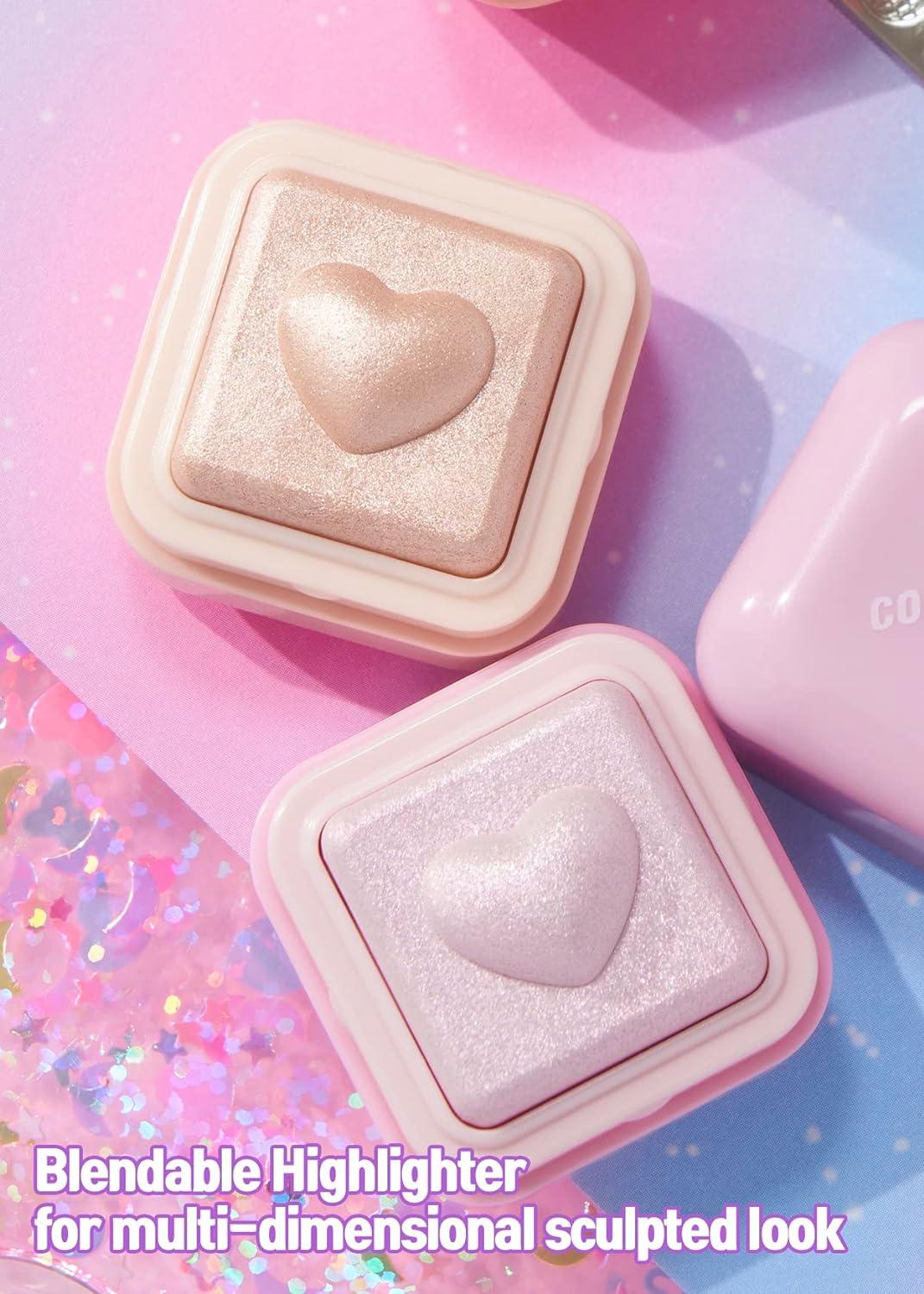 Colorgram Milk Bling Heartlighter 01 Peach Heart