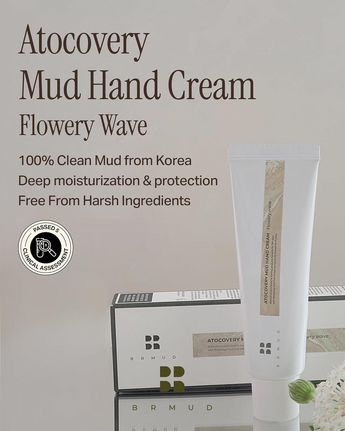 BRMUD ATOCOVERY MUD HAND CREAM (FLOWERY WAVE) 50ml