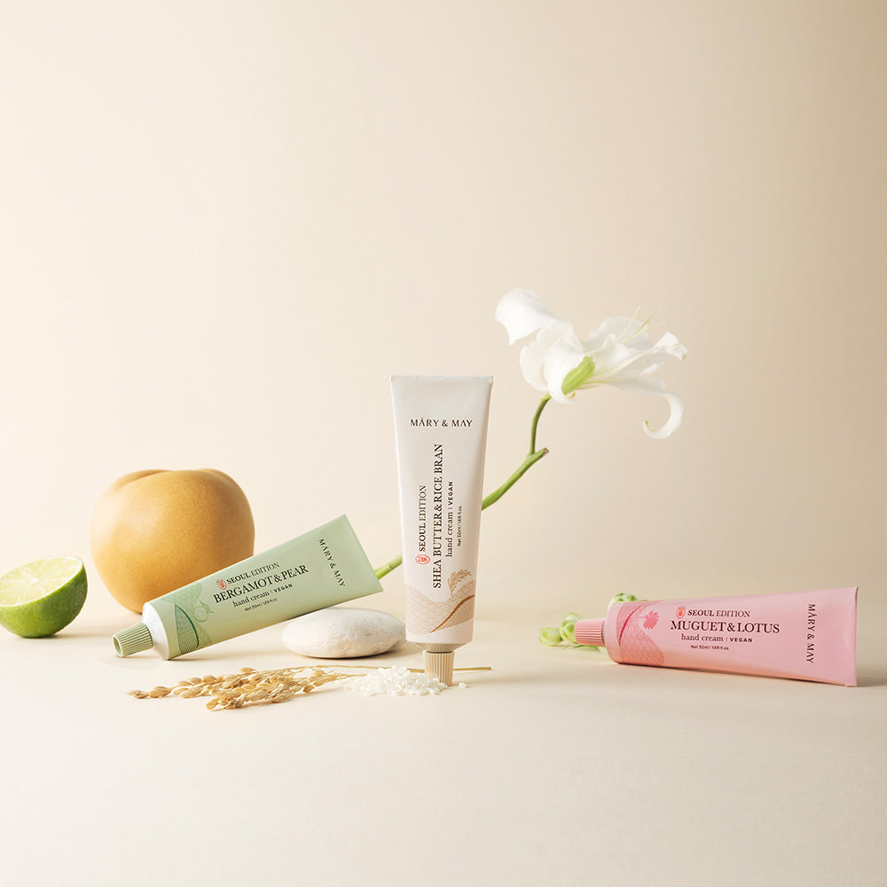 Mary&May Seoul Edition SHEA BUTTER & RICE BRAN Hand Cream 50ml