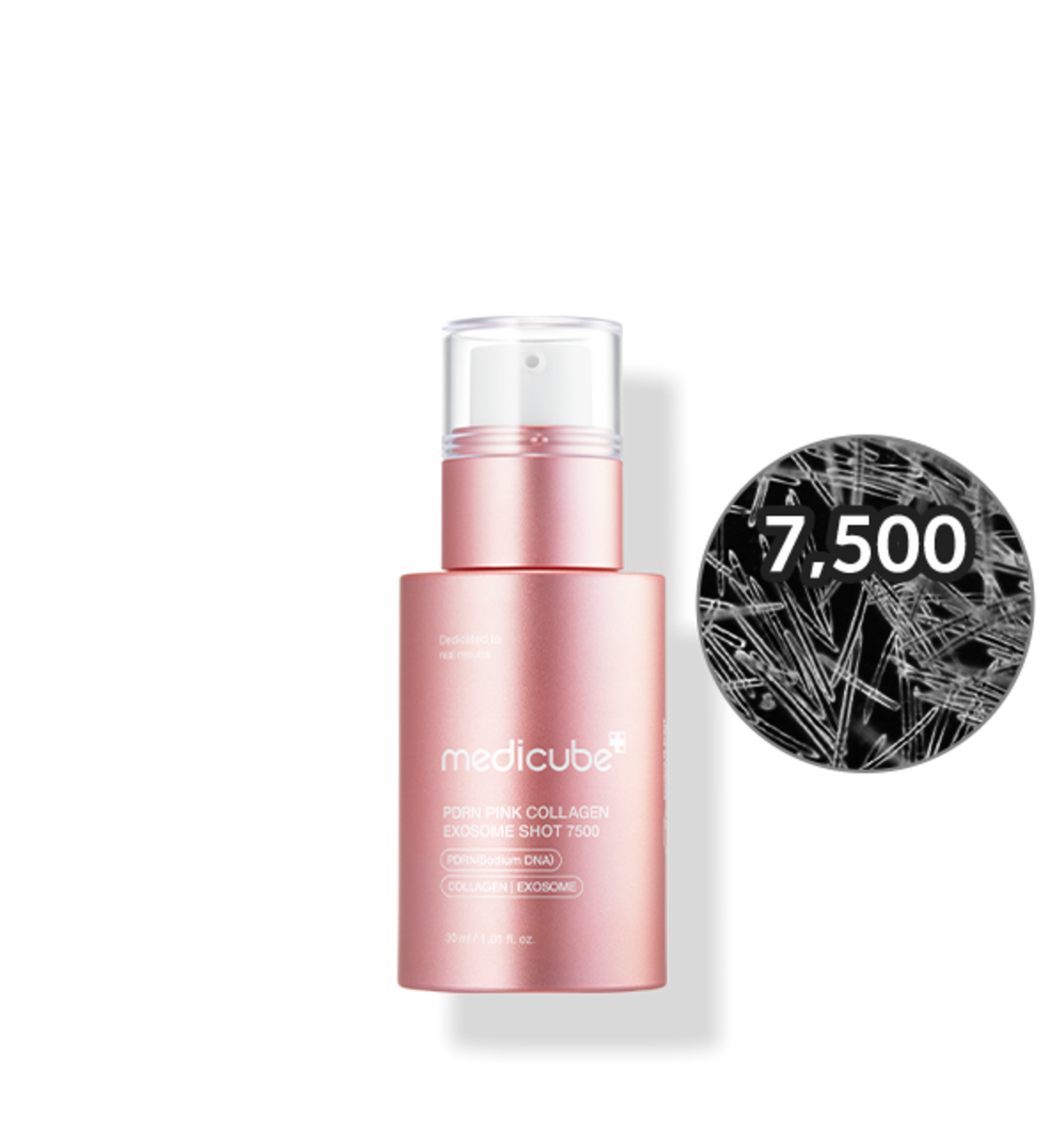 Medicube PDRN Pink Collagen exosome shot ampoule 7500 30ml