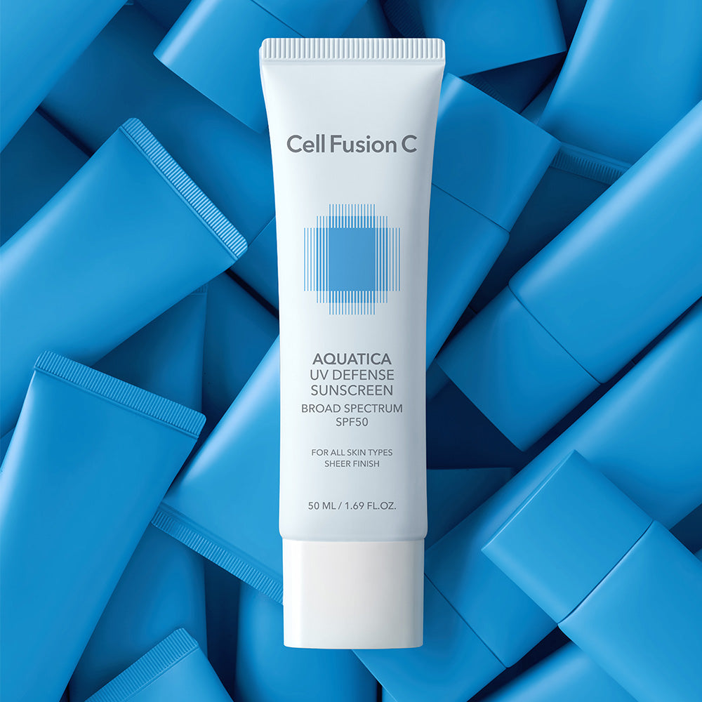 CellFusionC 1+1 Aquatica UV Defense Sunscreen OTC 50ml+50ml
