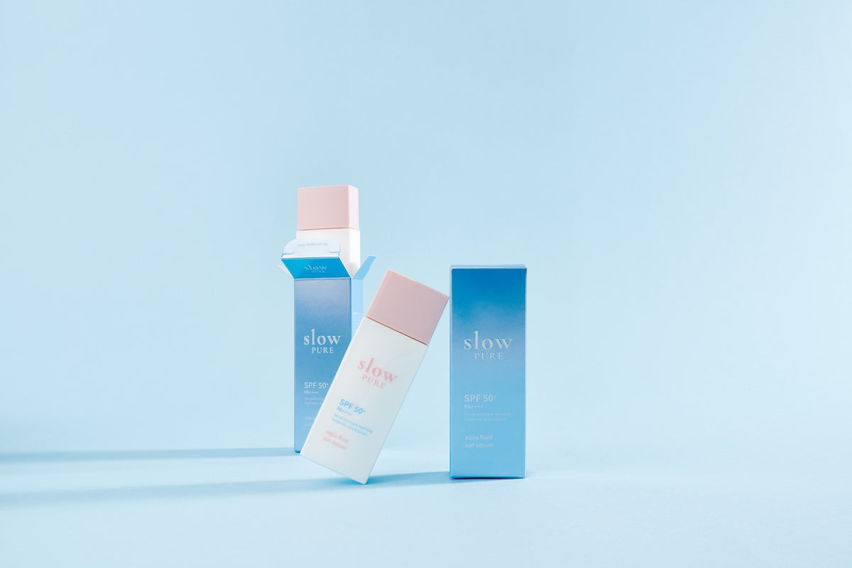 slowpure aqua fluid sun serum SPF50+ PA++++ 50ml