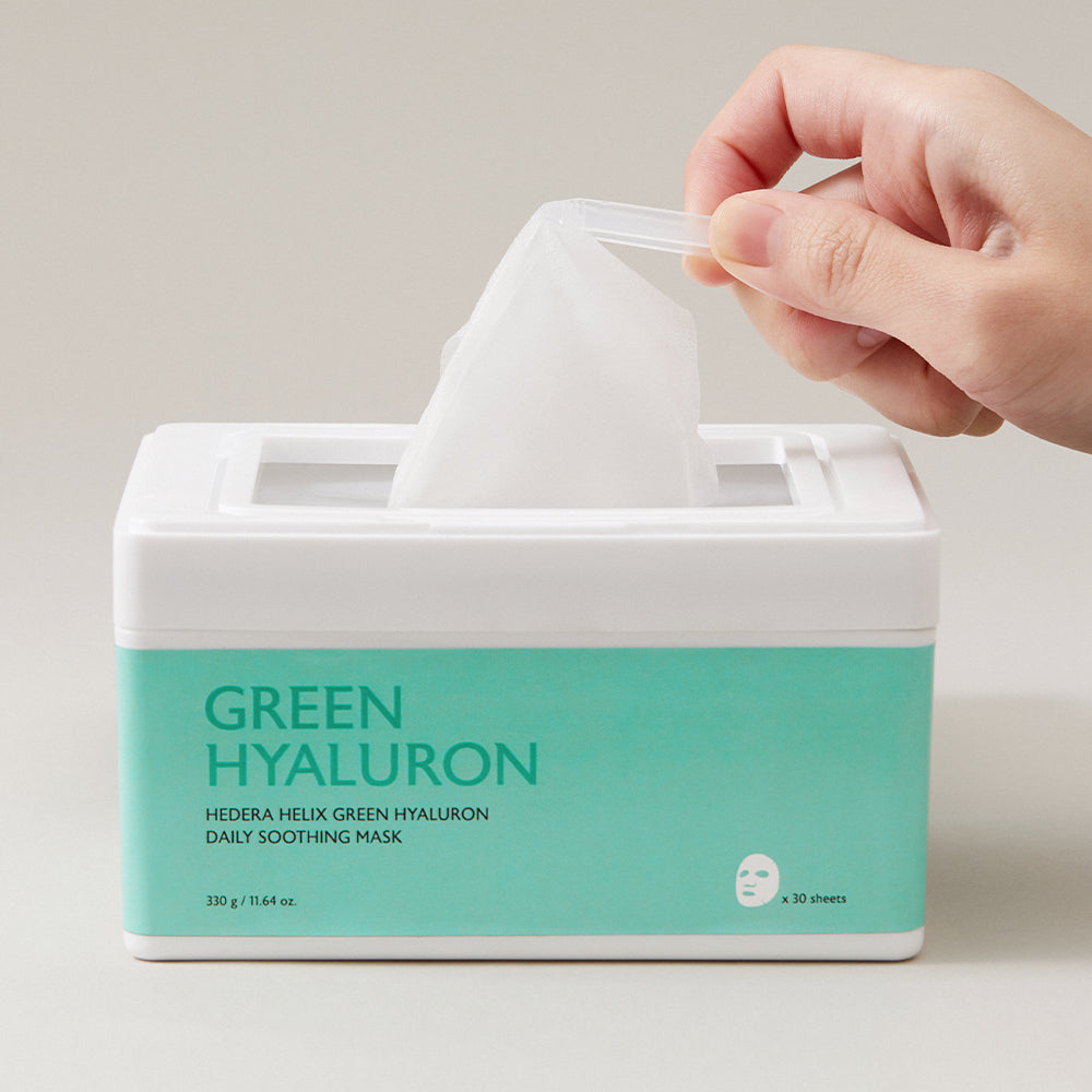 milk touch Hedera Helix Green Hyaluron Daily Soothing Mask 30 pcs