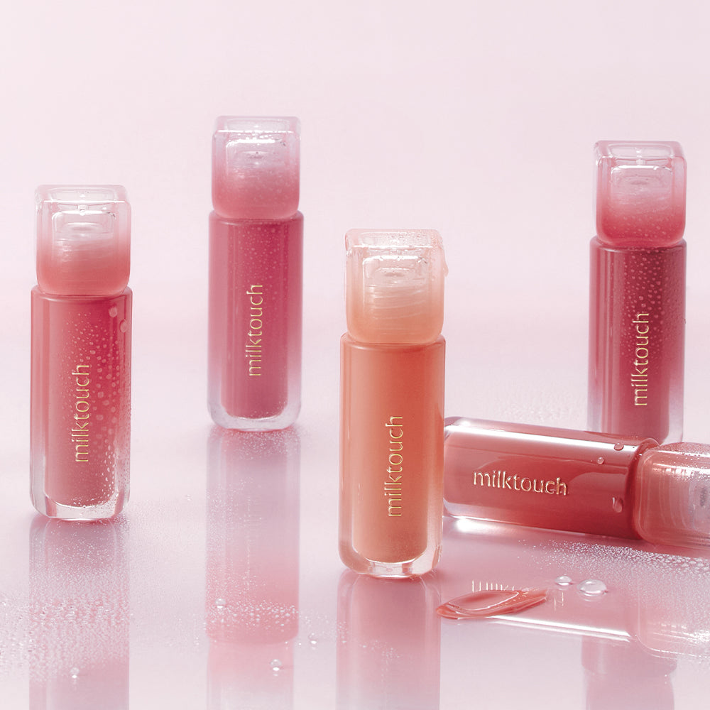 milktouch Dew Stain Sheer Lip Gloss 03 Peony Rain 4g
